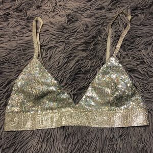 Sparkly Forever21 Bra